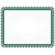Great Papers! Green Value Certificates, 8.5"x 11", 100 Count (961036)