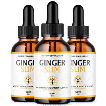 Ginger Slim Drops Advanced Formula Liquid Supplement All Natural Vitamin Tincture 180ML
