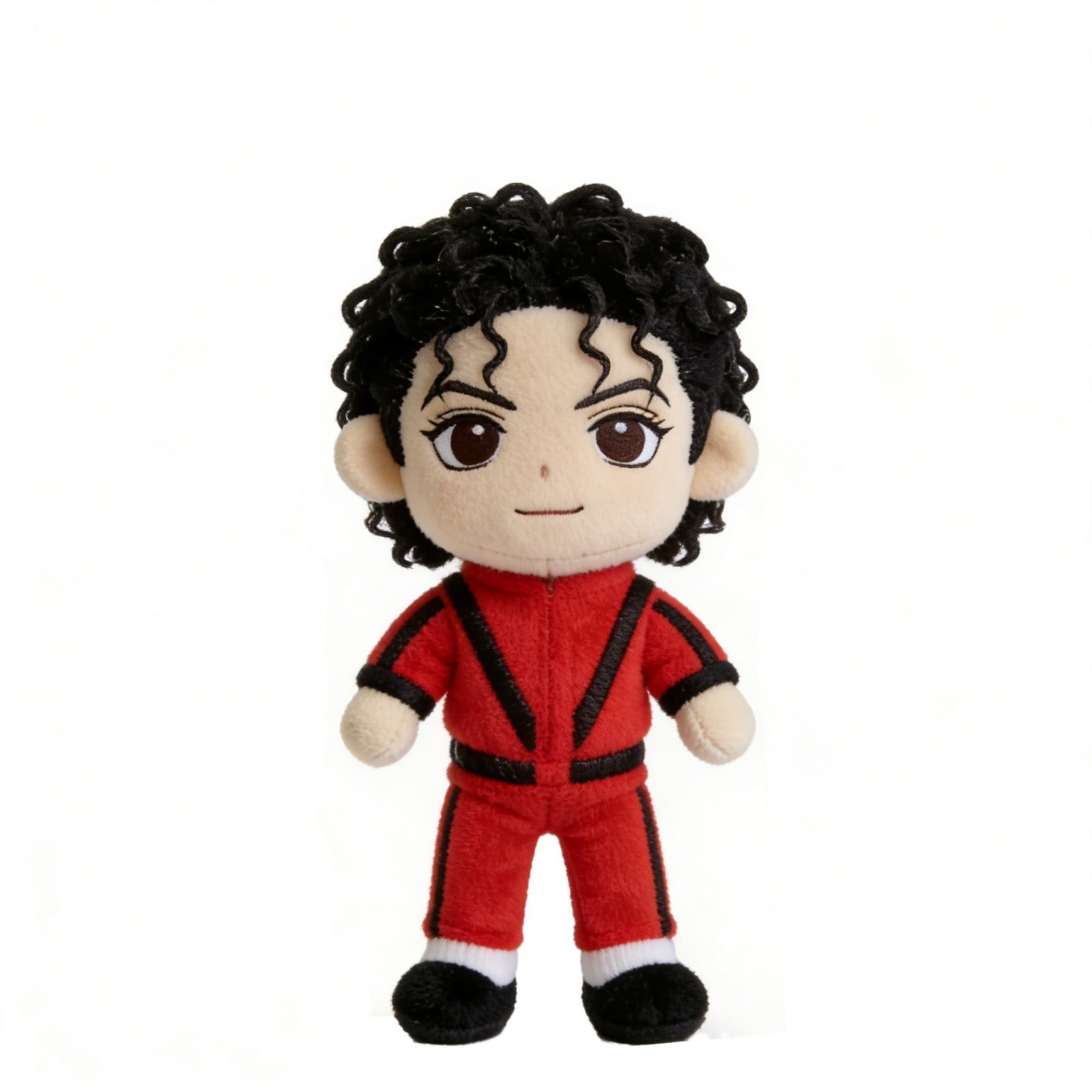 Michael Plush Doll, Cute Pop Star Inspired Plush Doll - Soft Stuffed Collectible Figure, Unique Gift for Music Fans 9.84"