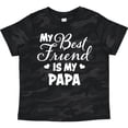 thumbnail image 3 of Inktastic My Best Friend is My Papa with Hearts Boys or Girls Toddler T-Shirt, 3 of 5