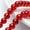Red, variant on 1Strand Crackle Glass Beads Strands Round Red 6mm Hole: 1.3~1.6mm about 133pcs/strand 31.4 inch