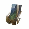 thumbnail image 3 of Rustic Soft Flannel Fleece Throw Blanket, Sunrise at Dolomites Mountains Greenland Hillside Houses Natural Life, Cozy Plush for Indoor and Outdoor Use, 50" x 70", Fern Green Multicolor, by Ambesonne, 3 of 5