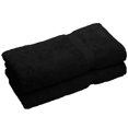 thumbnail image 4 of Luxury Hotel & Spa Quality, Quick Dry 100% Turkish Cotton 700 GSM, Eco Friendly Towel, for Bathroom Oversize Dobby Border Bath Towels 35 X 70 (Bath Sheet Towel Set of Black ), 4 of 5