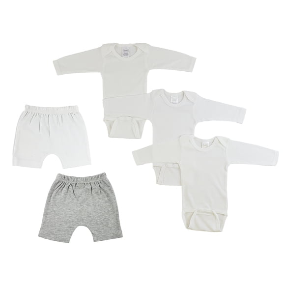 Bebé de Manga Larga Onezies y pantalones Cortos - de Gran tamaño Bambini CS_0329L