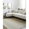 thumbnail image 5 of Hauteloom Myrna Wool Living Room, Bedroom Area Rug - Traditional, Transitional - Ash, Tan, Off White - 18" x 18" Sample, 5 of 6