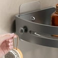 thumbnail image 6 of Shower Corner Shelf, Shower Organizer Shelf, No Drilling Water Resistant Rustproof Adjustable Quick Installation Shower Rack Corner For Bathroom Organizers And Storage, 6 of 9