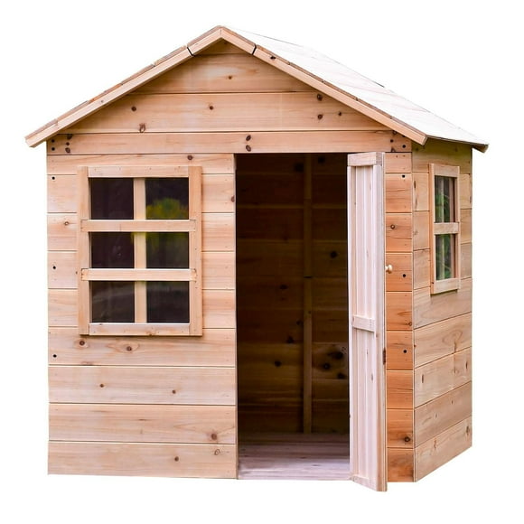 La petite cabane d'Evermeadow avec plancher