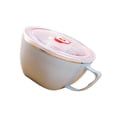 thumbnail image 3 of WEUVEB Bol en Acier Inoxydable avec Couvercle Bol à Riz Résistant pour Soupe Nouilles Isolation Thermique Vaisselle Bleu pour Jeunes, 3 of 6
