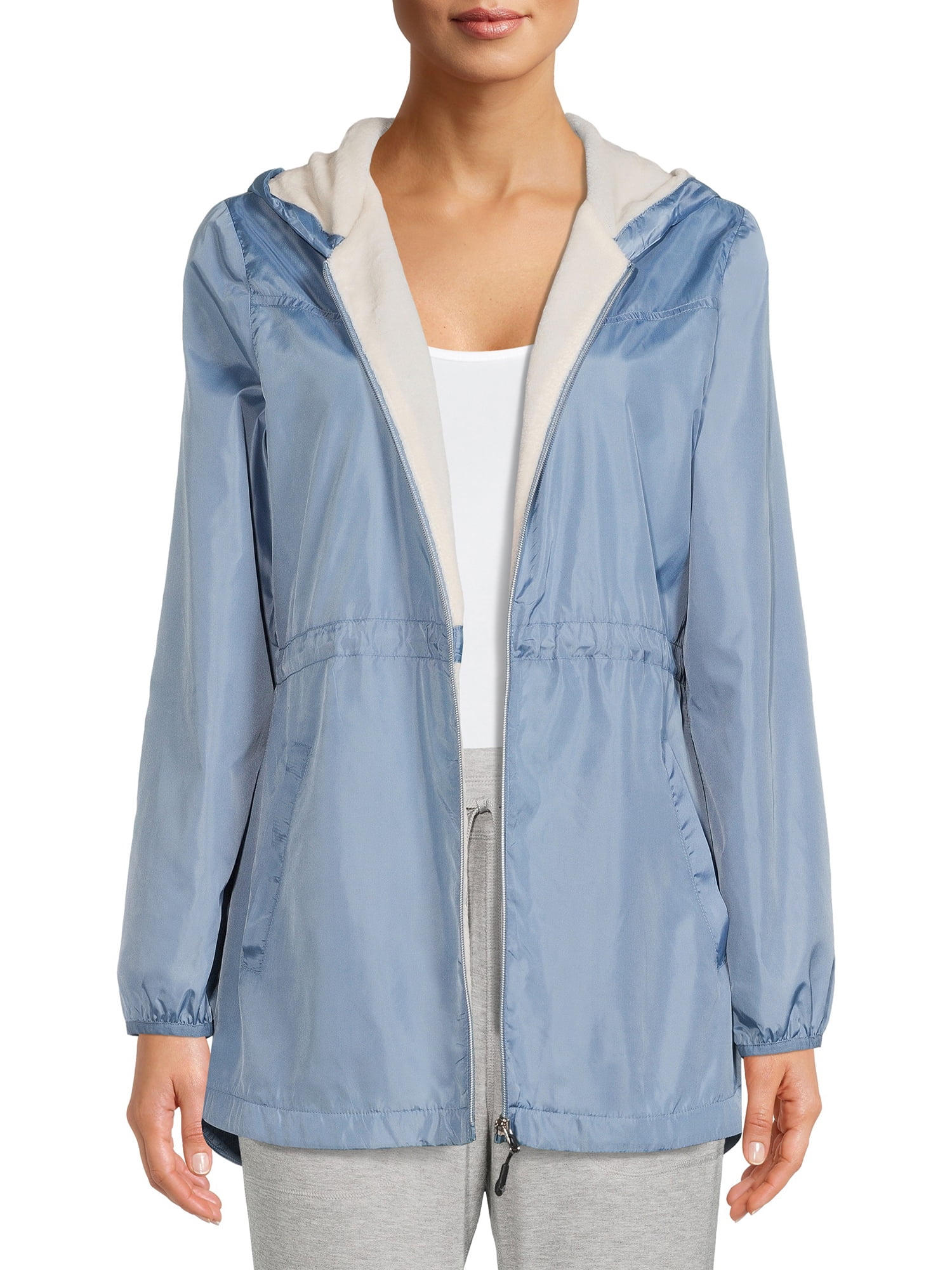 fleece lined anorak jacket