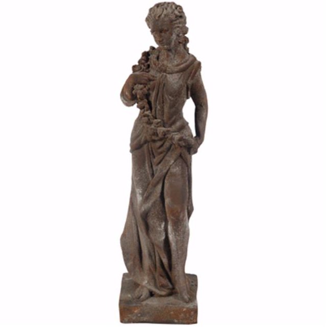 Benzara BM150711 Dramatically Versatile Classic Female Figurine, Brown