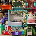 thumbnail image 5 of Mantel IVAPUPU, paquete de 2 unidades, 6 pies, rojo para eventos rectangulares, 5 of 5