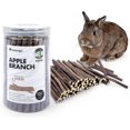 thumbnail image 1 of czcpp-Apple Sticks Natural Chew Toys for Rabbits, Chinchilla, Guinea Pigs, Hamsters and Other Small Animals (Apple Twig), 1 of 4