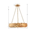 thumbnail image 4 of 536-GA Crystorama Lighting Broche - 6 Light Chandelier-5 Inches Tall and 24 Inches Wide-Antique Gold Finish, 4 of 9