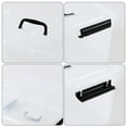 thumbnail image 4 of Guankan 4-Pack 10 L Plastic Storage Bin with Handle, Clear Latch Box Bin, 4 of 7
