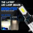 thumbnail image 6 of Compatible with Honda Rancher 350 2000-2006 , 2-Pack H6 H6M Led Headlight Bulbs Motorcycle Bulb,1700lm 6500K Cool White, 12v-24v DC, 6 of 11