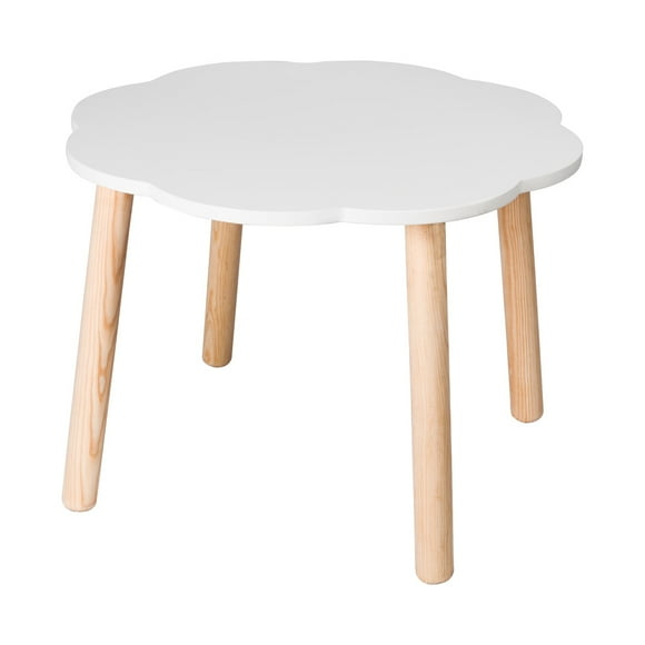Mesa De Madera Con Forma De Nube | Blanca