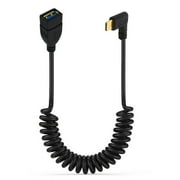 AOOOWER USB A to Type C OTG Data Cable Rapid Charging Cord Line for External Hard Disk