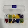 thumbnail image 5 of 30pcs Acoustic Electric 6 Thickness Pick Bag Assorted Guitar Picks Plectrums, 5 of 5