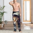 thumbnail image 6 of Fotbe Astronaut Cat Men's Pajama Pants,Sleepwear Pants,Pj Bottoms Drawstring And Pockets-Small, 6 of 7