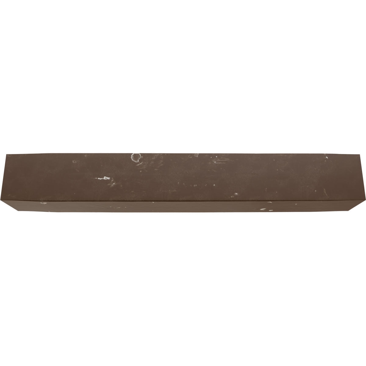 4"W x 6"H x 18'L 3-Sided (U-beam) Knotty Pine Endurathane Faux Wood Ceiling Beam, Vintage Mahogany