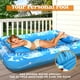 thumbnail image 3 of Tumbona inflable para bronceado con forma de flotación para adultos, color azul, 3 of 7