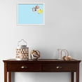 thumbnail image 3 of PinPix ArtToFrames 17x13 Custom Cork Bulletin Board    Poster Board Has a Fabric Style Canvas Finish, Framed in Satin White Frame (PinPix-247), 3 of 5