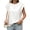White, variant on Summer Solid Color Women Cap Sleeve Casual Tank Tops Shirt