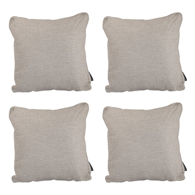 Cojin Decorativo Cuadrado grande Set de 4 Rivo Beige