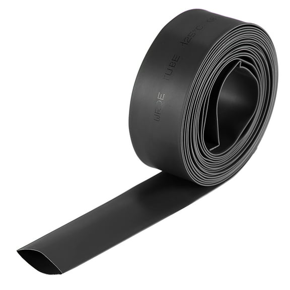 Uxcell Heat Shrink Tubing, Heat Shrinkable Tube Cable Sleeve 10ft Black 0.63 in