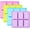 Blue & Pink & Green & Purple, variant on 4 Pack Rectangle Silicone Soap Molds(Blue & Pink & Green & Purple), 6 Cavities Silicone Baking Mold DIY Handmade Soap Making, Muffin, Loaf, Brownie, Cornbread and More