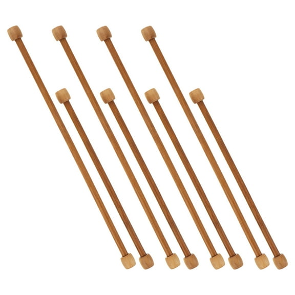 COMPUKAS 8pcs Wooden Wall Hanging Sticks Tapestry Pole Hangers for Living Room and Office