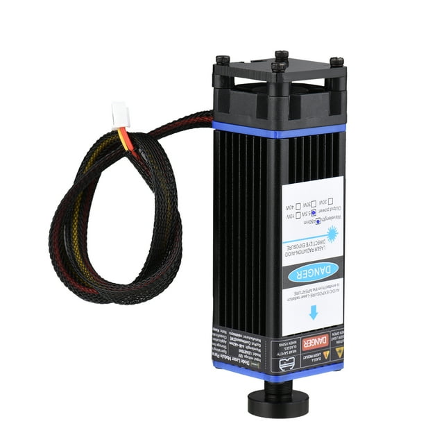 450nm 5.5W Módulo láser Longitud focal ajustable Cabezal de grabado láser Grabador láser d Carevas Módulo de grabado