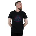 thumbnail image 2 of Harry Potter Mens Neon Deathly Hallows T-Shirt, 2 of 5
