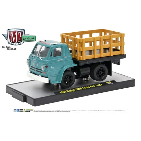 - M2 Machines Auto Trucks Release 42 1:64 1966 Dodge L600 Stake Bed Truck