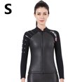 thumbnail image 3 of Trajes De Neopreno Traje De Buceo Dividido Manga Larga Pantalones Largos Traje De Baño Mantener El Calentamiento Deportes Transpirables Pieles De Buceo Reemplazo Para DiveSail Mujer/Negro【S】 Methold OD003284-06, 3 of 7