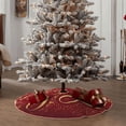 thumbnail image 4 of Sikiie Happy New Year2 Christmas Tree Skirt, Christmas Tree Decorations, Christmas Decor, Tree Mat Decoration(30-48IN)-36", 4 of 6