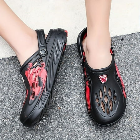 

Men s Trendy Hollow Out Breathable Clogs Comfy Non Slip Soft Sole Slippers For Men s Outdoor Activities