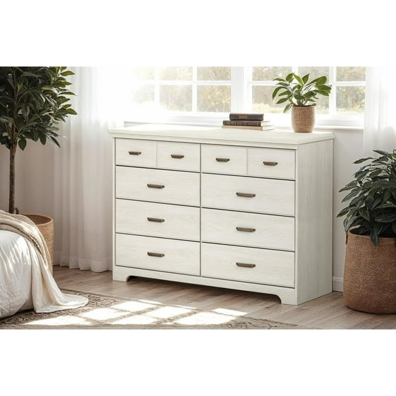 South Shore Versa, Traditional Dresser, White