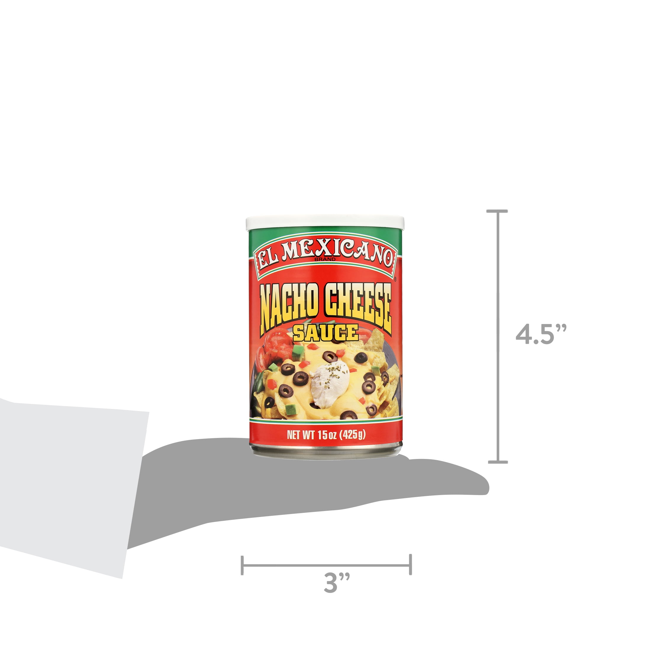 El Mexicano Nacho Cheese Sauce, 15 oz Can Shelf-Stable