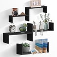 thumbnail image 1 of Juego de 5 Estantería Flotante, Repisas Flotantes de Pared Estantes Flotantes de Pared Múltiples Opciones de Exhibición Estante de Almacenamiento Repisa para Decoración de Pared de Baño Estar Oficina, 1 of 7