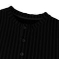 thumbnail image 6 of USNSM Men's Long Sleeve Casual Ribbed Knit Round Neck Basic Pullover Sweaters Loose Soft Comfortable Top for Fall Winter Black M, 6 of 9