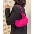 thumbnail image 4 of LHSHID Women’s Small Shoulder Bag Felt Soft Top Handle Y2k Underarm Bag Medium Tote Cute Dumpling Bag, 4 of 7