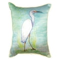 thumbnail image 3 of Snowy Egret Indoor/Outdoor Lumbar Pillow, 3 of 3