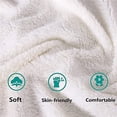 thumbnail image 5 of Rainbow Blanket Gay Pride Parade Sherpa Soft Fleece Throw Blankets Lightweight Fluffy Pride Blanket Pride Decor Suitable for Couch Sofa Bed Living Room, 5 of 6
