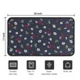 thumbnail image 5 of Pioneer Flower Floral Print Pattern Door Rugs,Washable Non Slip Door Mats Indoor,Decorative Door Mats,Entry Mat Indoor for Entrance,Bedroom,Kitchen,Bathroom,30"x17", 5 of 6
