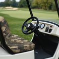 thumbnail image 3 of Garronmavis Dried Leaf Hunt Style Golf Cart Seat Covers Accessories for Women Men Breathable Split Backrest Front Seat Cover Easy to Install Universal Fit for All Brand, 3 of 6