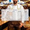 thumbnail image 3 of Yusimy Men's Oktoberfest Shirt, Vertical Pleats Turn-Down Collar Buttons, Long Sleeve German Party Style Top for Festival, 3 of 6