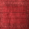 thumbnail image 1 of Ahgly Company Indoor Square Southwestern Red Country Area Rugs, 4' Square, 1 of 4