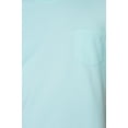 thumbnail image 6 of AVA Athletica Men's Cotton Classic Fit Round Neck&nbsp;Soft T-Shirt with Pocket; Teal; MD, 6 of 6
