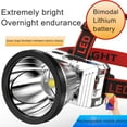 thumbnail image 2 of 2400 Lumen Super Bright Rechargeable High Power Headlamp High Power Head Lamp UK L2W7, 2 of 8